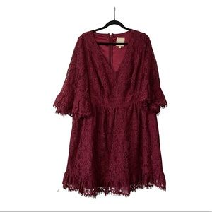 ModCloth Bell Sleeved Lace Dress